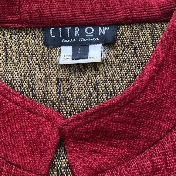 Citron Rayon Jacket. Size L. - Picture 4 of 11